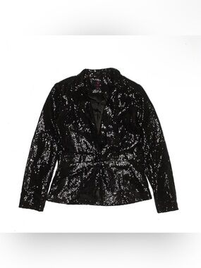 YD Black Sequin Blazer Jacket Size 152 cm Youth Juniors